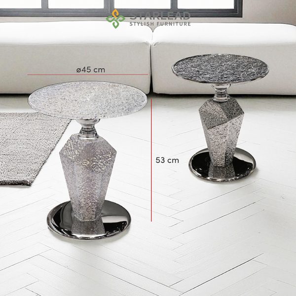 STARLEAD Meja Tamu Textured Glass - Evoque - Image 3