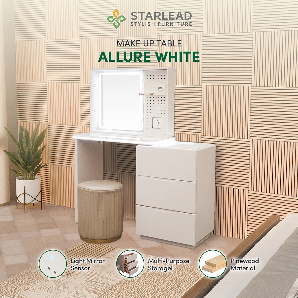 STARLEAD Meja Rias – Allure White