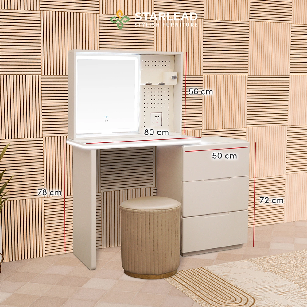 STARLEAD Meja Rias – Allure White