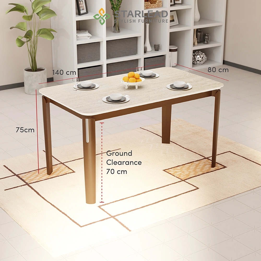 STARLEAD Meja Makan Sintered Stone – Morren