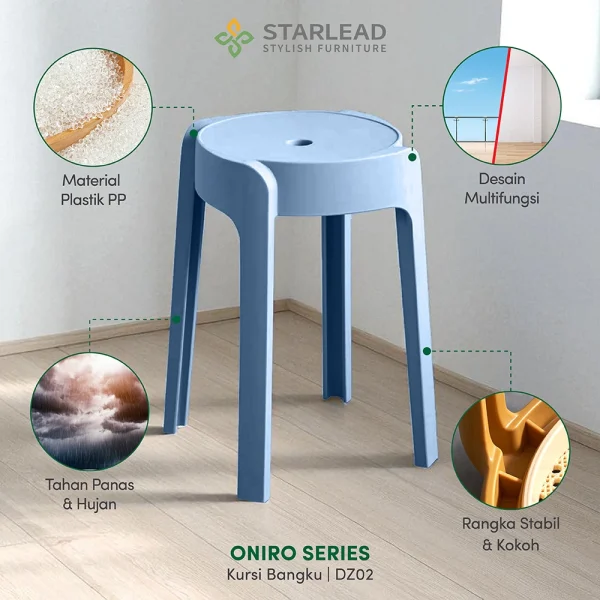 STARLEAD Kursi Plastik - Oniro Series - Image 2