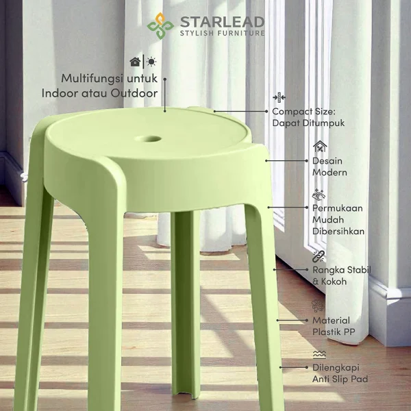 STARLEAD Kursi Plastik - Oniro Series - Image 3