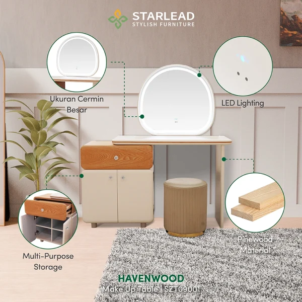 STARLEAD Meja Rias – Havenwood - Image 2