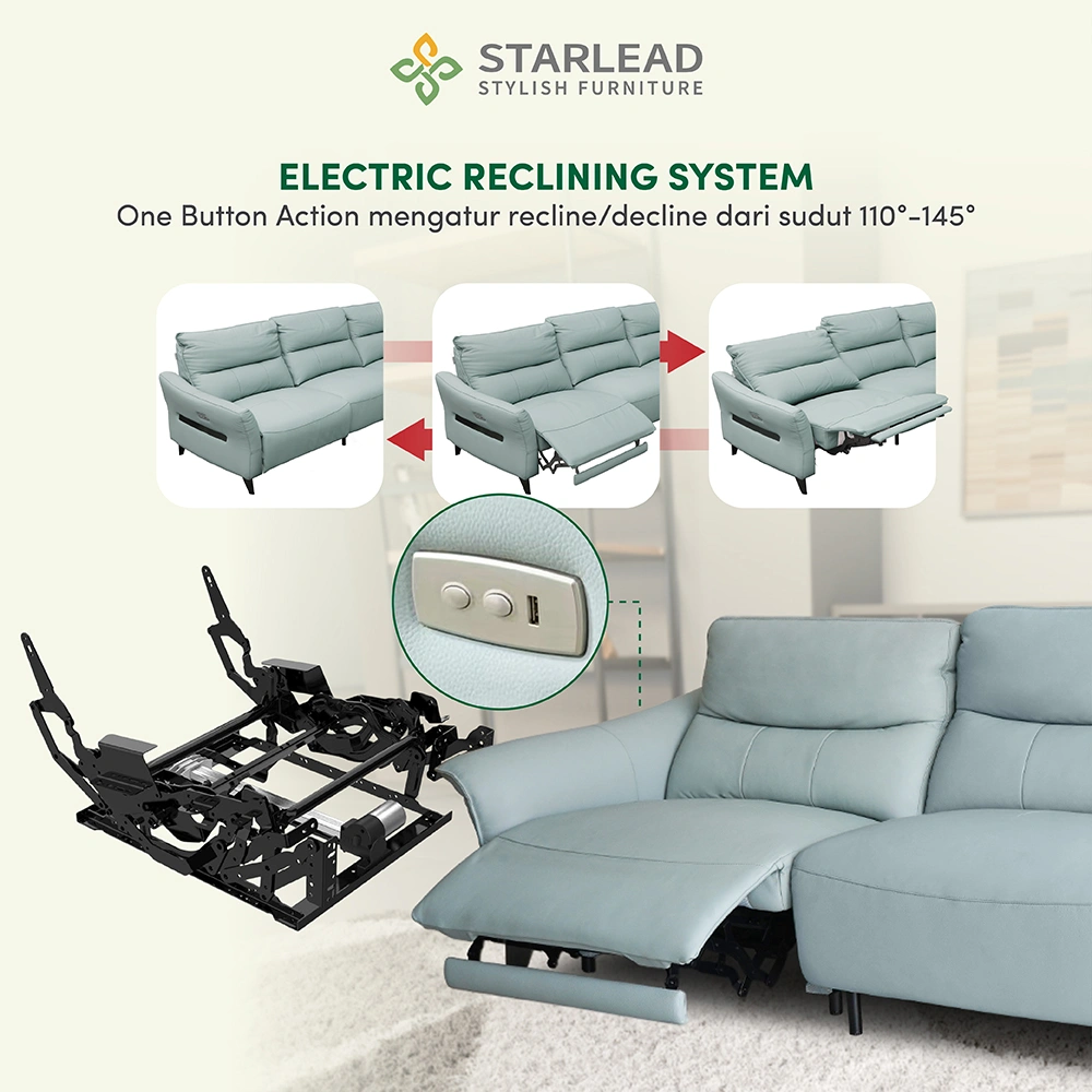 STARLEAD Recliner Sofa - Grandeur-Hide