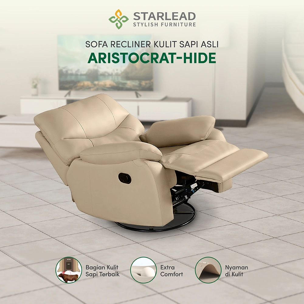 STARLEAD Recliner Sofa - Aristocrat-Hide