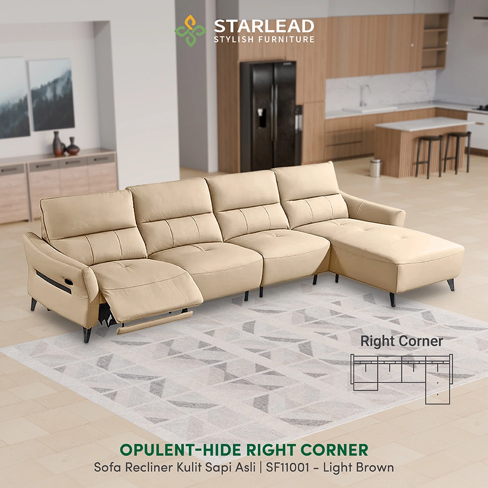 STARLEAD Recliner Sofa - Opulent-Hide