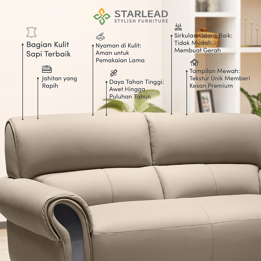 STARLEAD Sofa - Modalux 2 Seater
