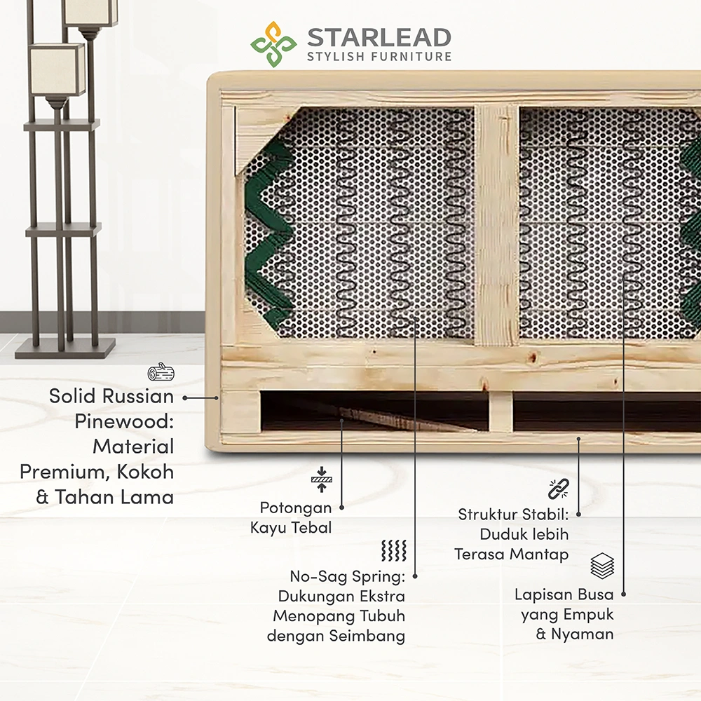 STARLEAD Sofa - Grandeur 2 Seater