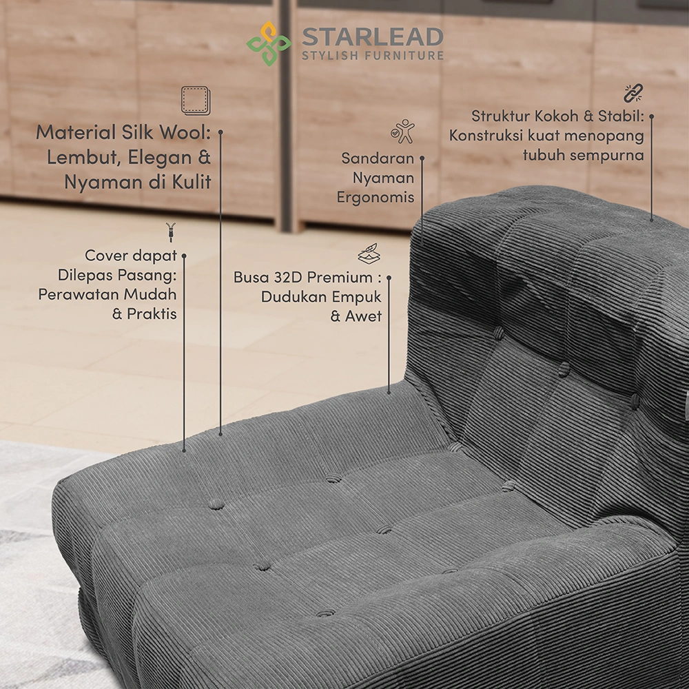 STARLEAD Sofa Compressible - Waffle Box