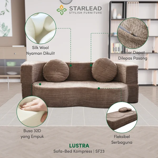 STARLEAD Sofa Compressible - Sofa Bed Lustra - Image 2