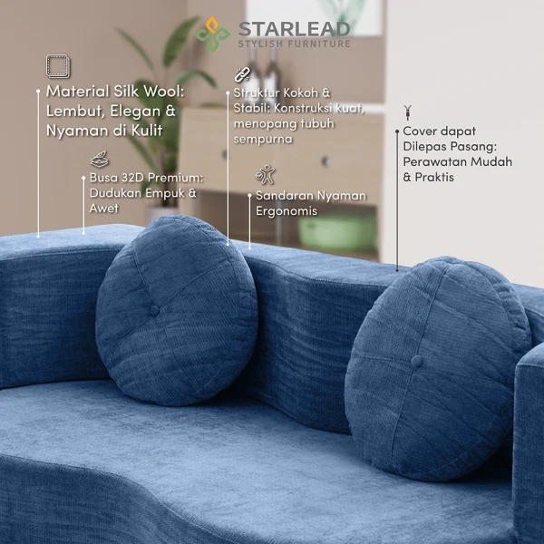 STARLEAD Sofa Compressible - Sofa Bed Lustra - Image 3