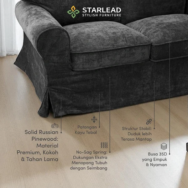 STARLEAD Sofa Fabric - Monestary Classic - Image 4