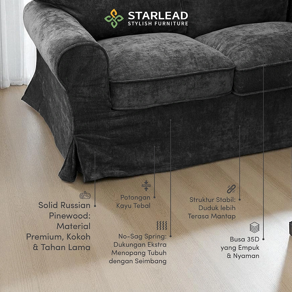 STARLEAD Sofa Fabric - Monestary Classic