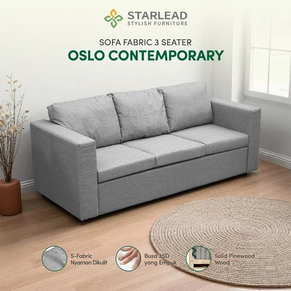 STARLEAD Sofa Fabric - Oslo Contemporary - Image 1