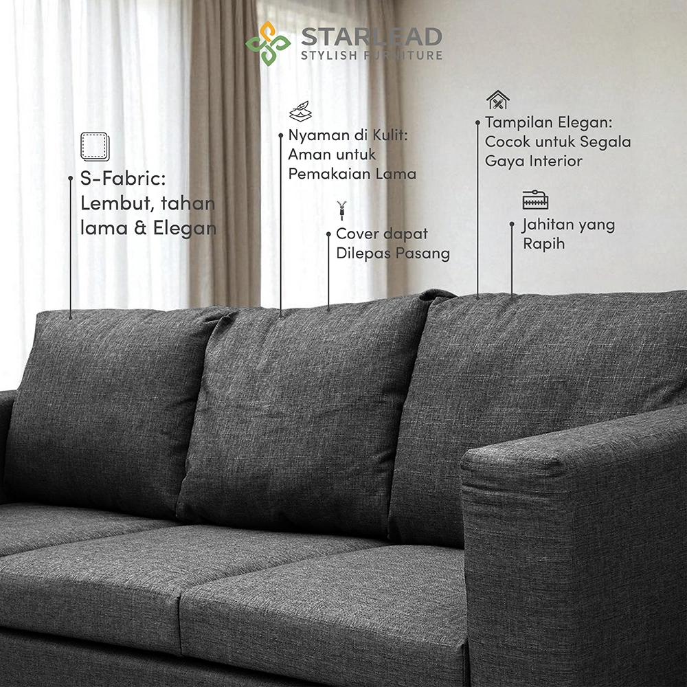 STARLEAD Sofa Fabric - Oslo Contemporary