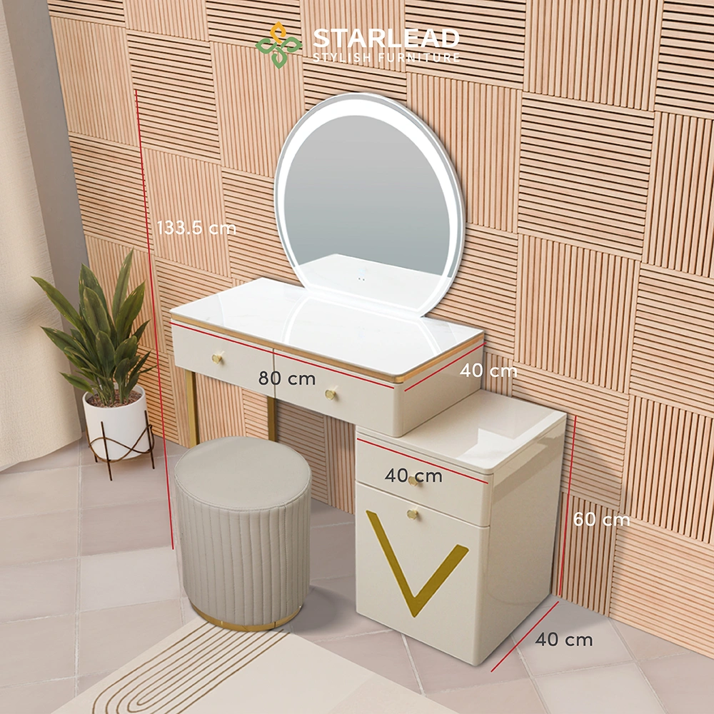 STARLEAD Meja Rias Sintered Stone – Enchante Vanity