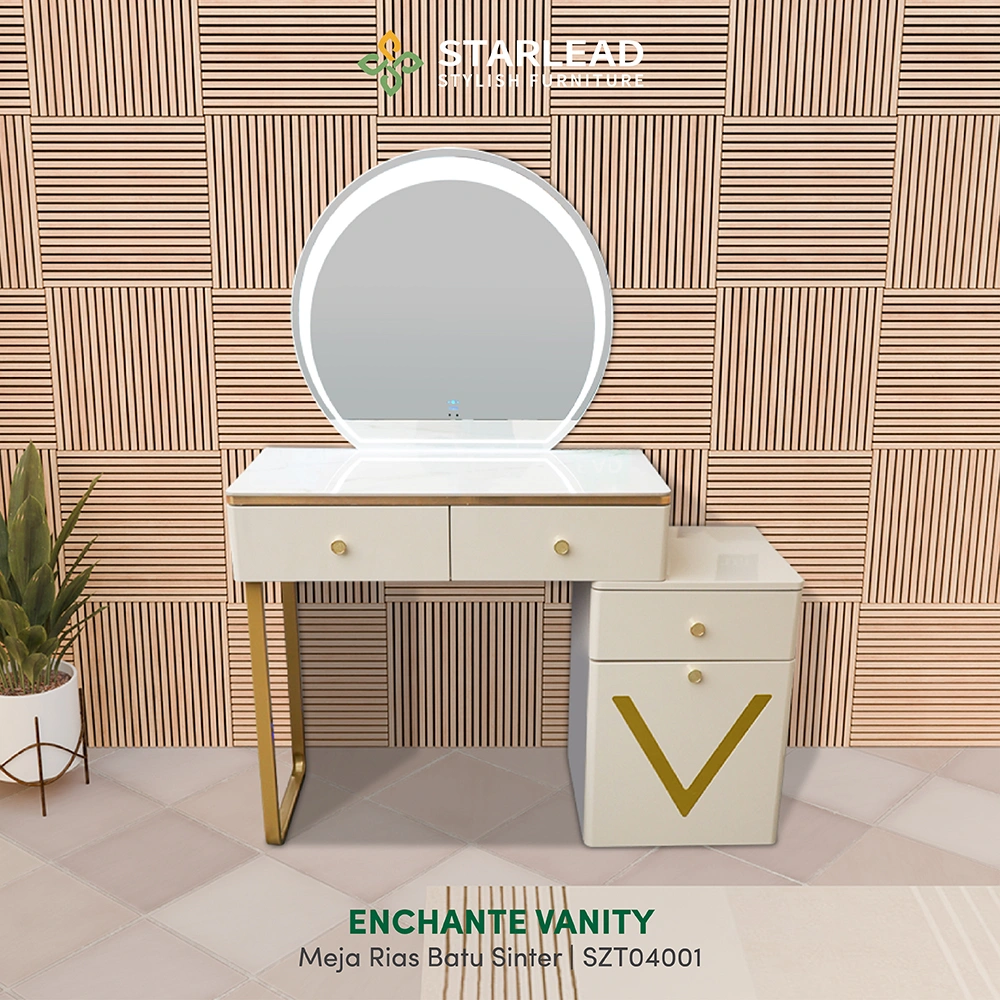 STARLEAD Meja Rias Sintered Stone – Enchante Vanity
