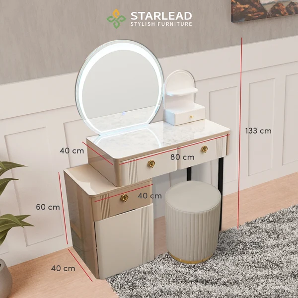 STARLEAD Meja Rias Sintered Stone – Luxe Glow Palette - Image 5