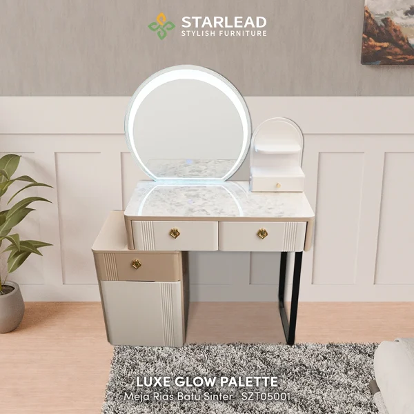 STARLEAD Meja Rias Sintered Stone – Luxe Glow Palette - Image 6