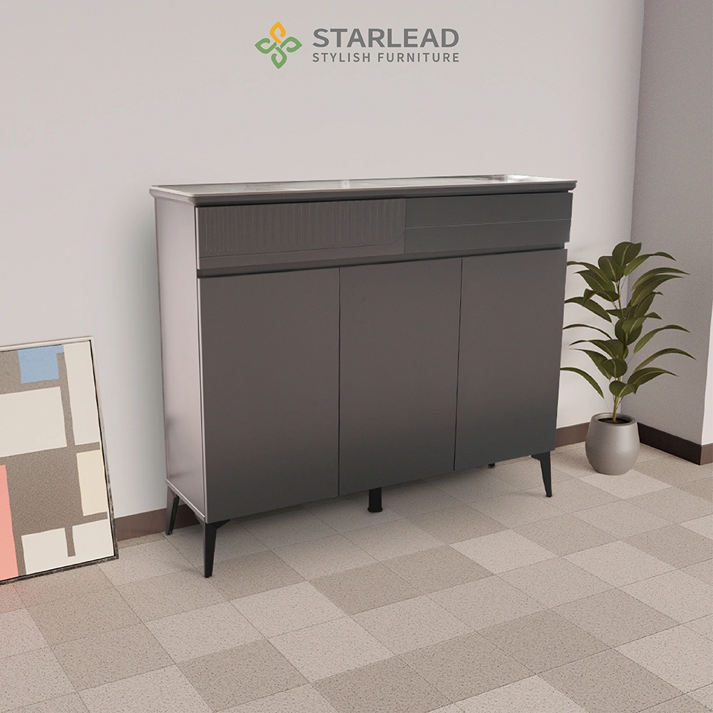 STARLEAD Rak Kabinet Sepatu Sintered Stone - Ambrosia Grey