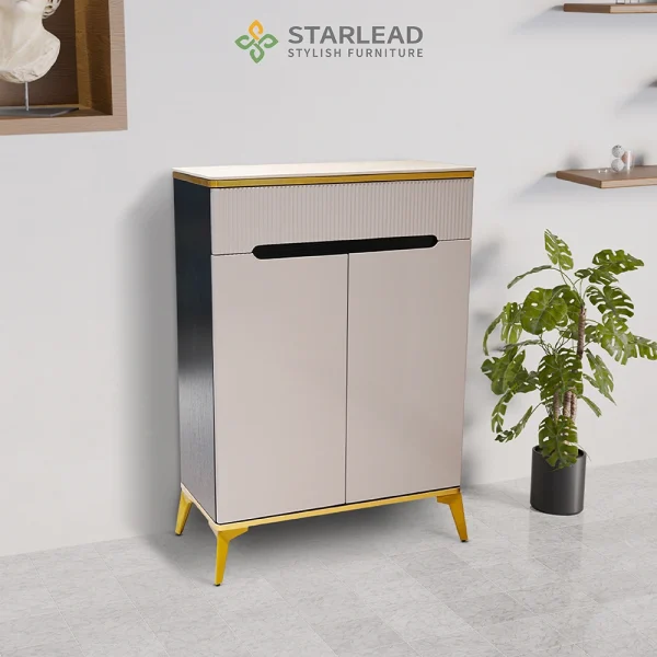 STARLEAD Rak Kabinet Sepatu Sintered Stone - Neoteric Grey - Image 6