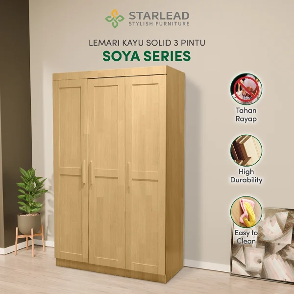 STARLEAD Lemari Baju - Soya Series - Image 1