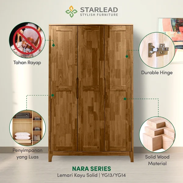 STARLEAD Lemari Baju - Nara 3D - Image 2