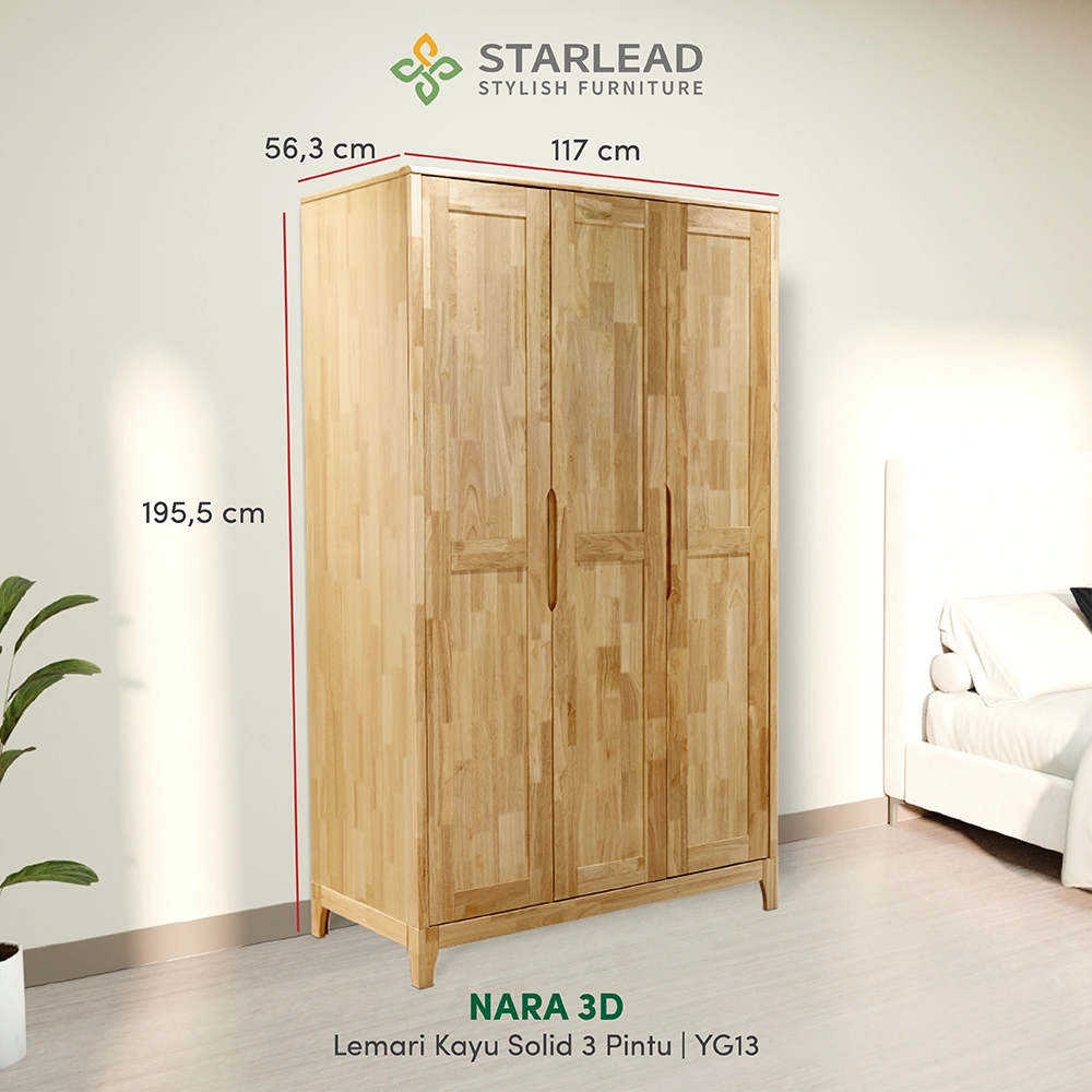 STARLEAD Lemari Baju - Nara 3D