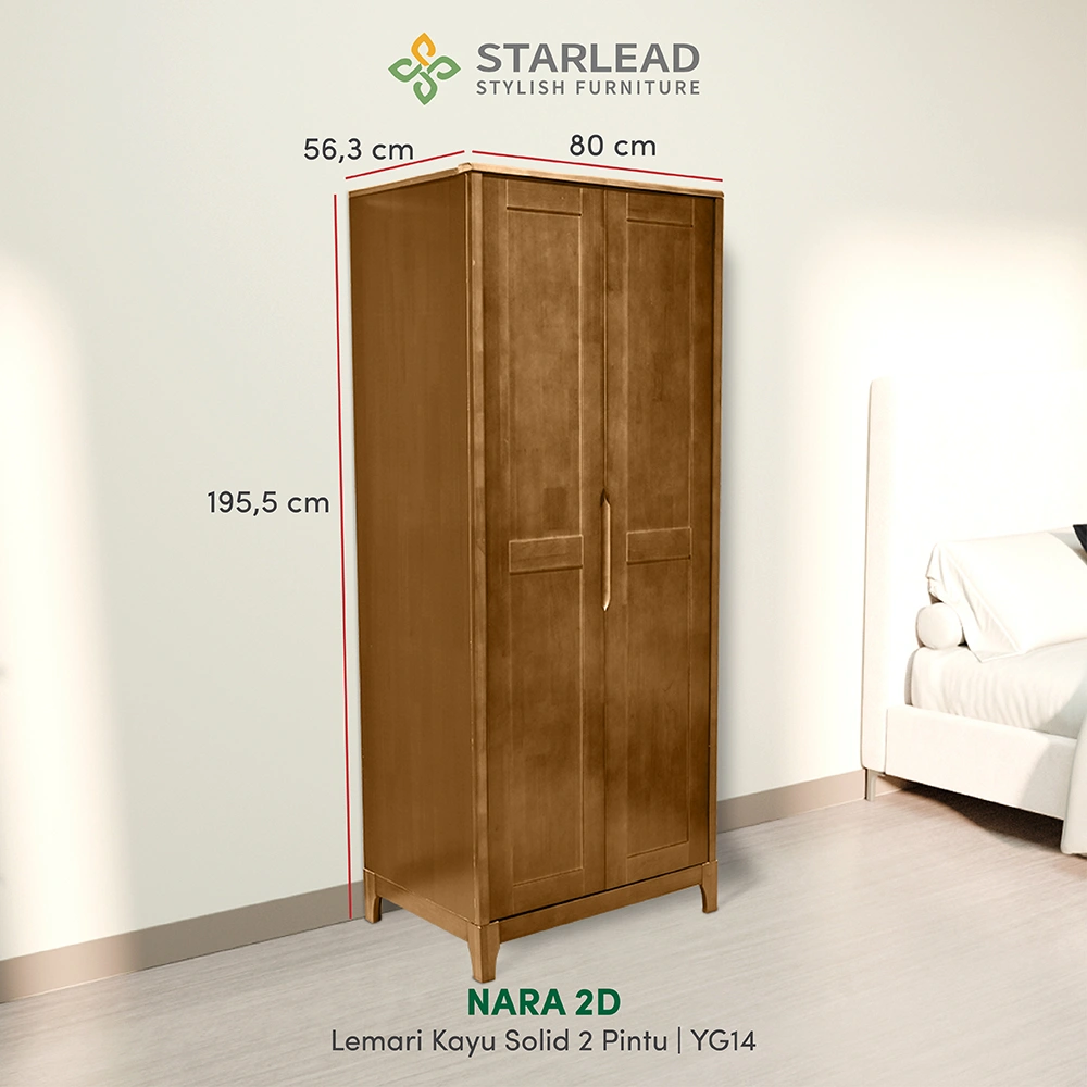 STARLEAD Lemari Baju - Nara 2D
