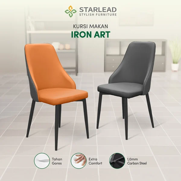 STARLEAD Kursi Makan - Iron Art - Image 1