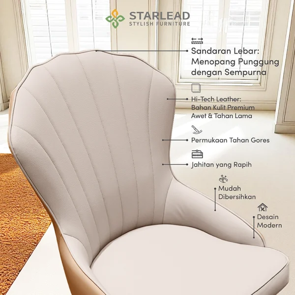 STARLEAD Kursi Makan - Italian Royal Crown - Image 3