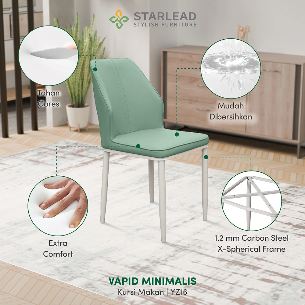 STARLEAD Kursi Makan - Vapid Minimalis
