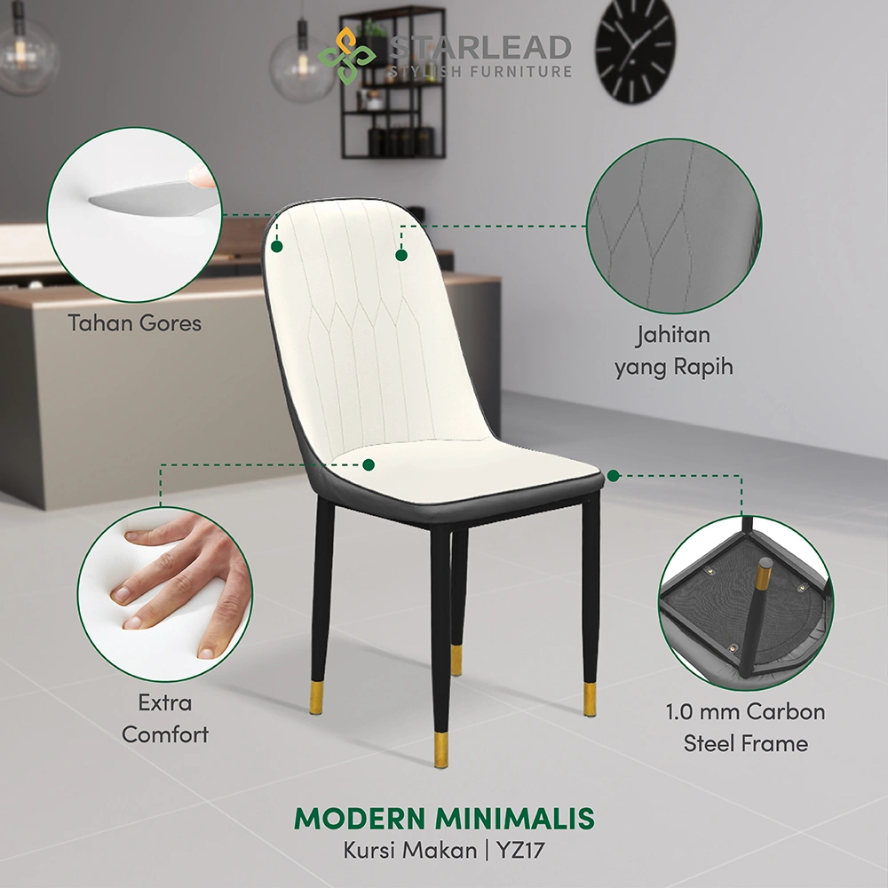 STARLEAD Kursi Makan - Modern Minimalis