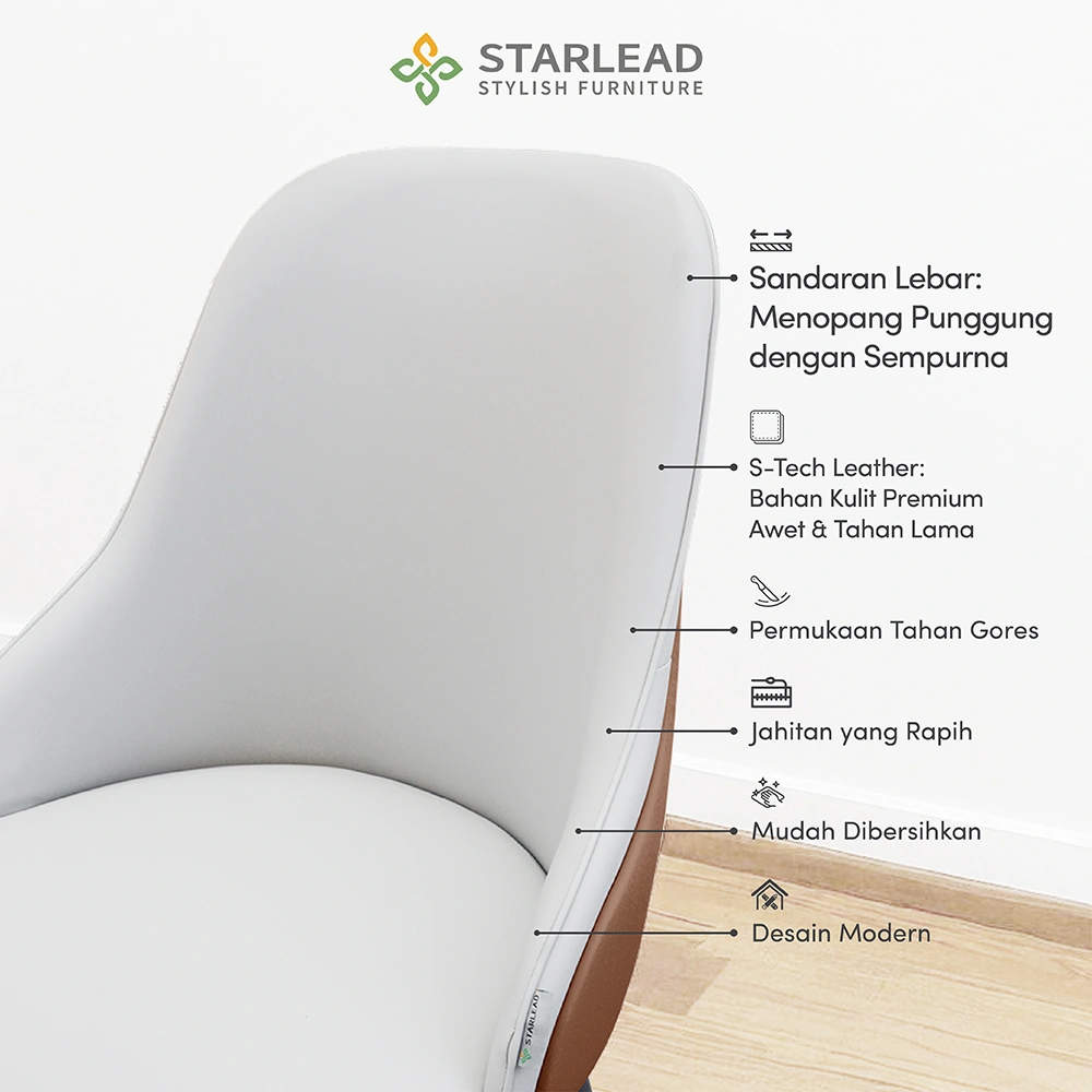 STARLEAD Kursi Makan - Luxora
