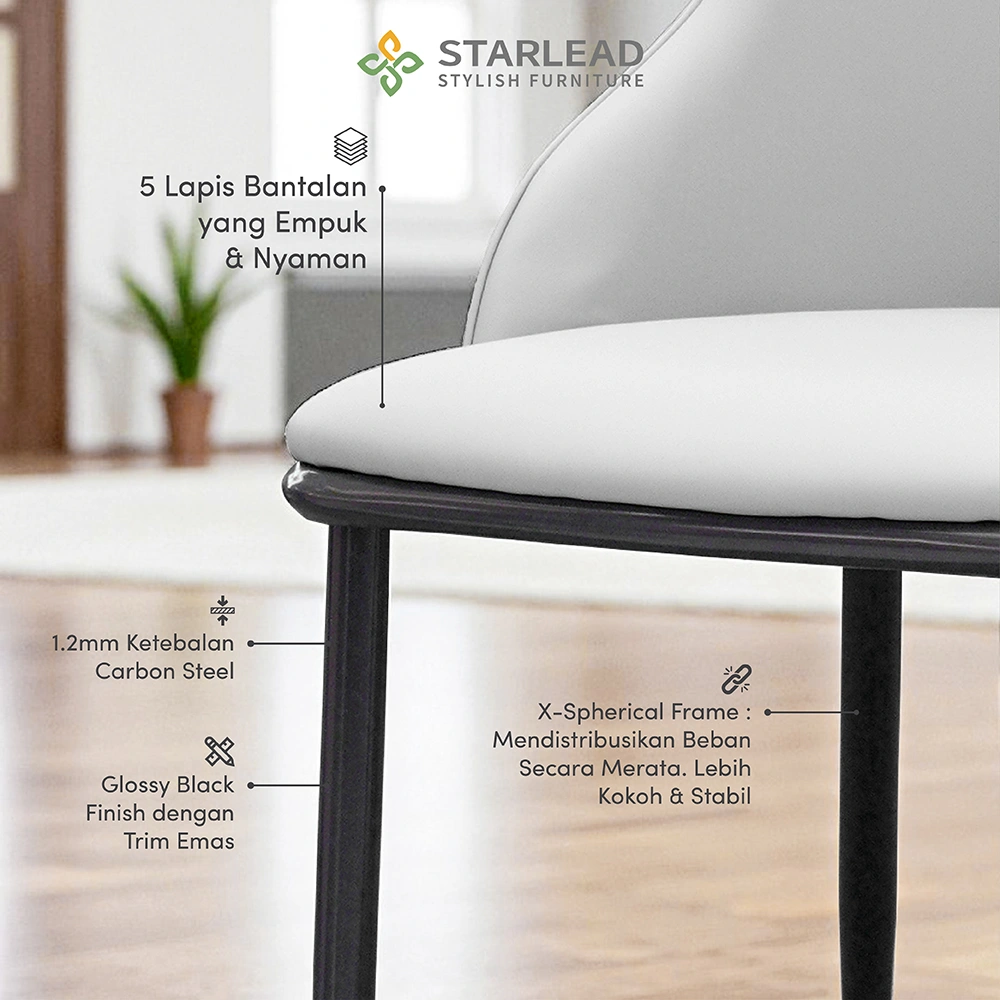 STARLEAD Kursi Makan - Luxora