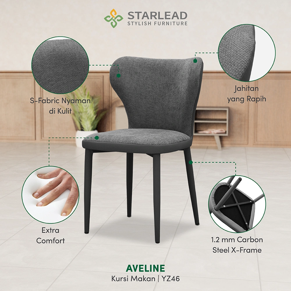 STARLEAD Kursi Makan - Aveline