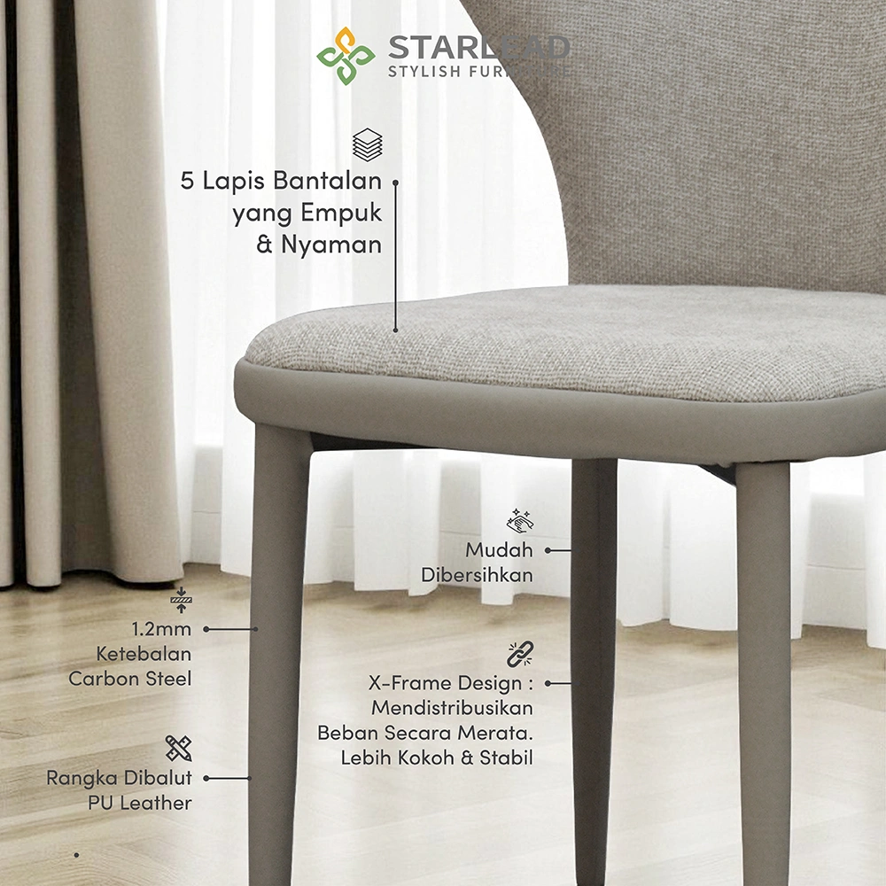 STARLEAD Kursi Makan - Aveline