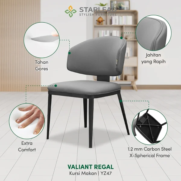 STARLEAD Kursi Makan - Valiant Regal - Image 2