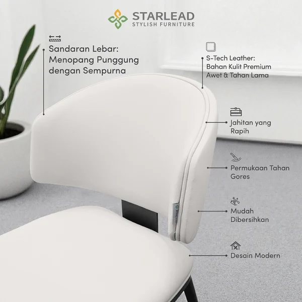 STARLEAD Kursi Makan - Valiant Regal - Image 3