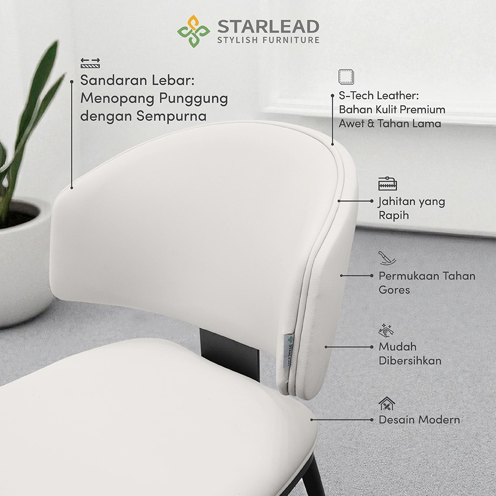 STARLEAD Kursi Makan - Valiant Regal