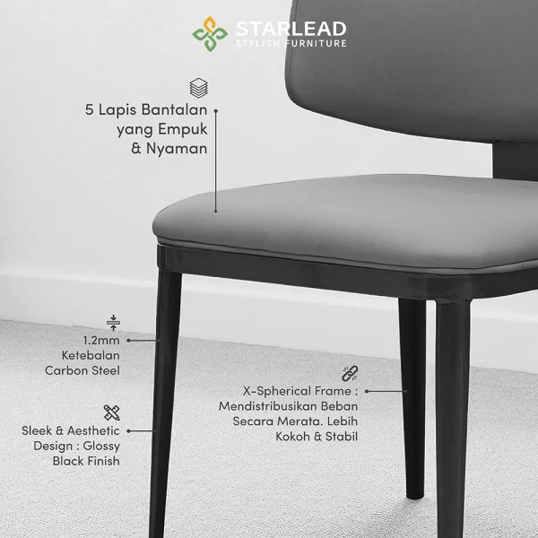 STARLEAD Kursi Makan - Valiant Regal - Image 4