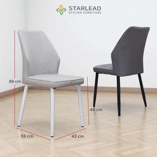 STARLEAD Kursi Makan - Arcadia Linen - Image 5