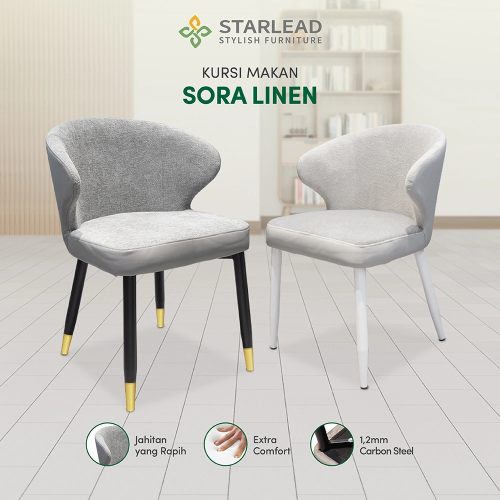 STARLEAD Kursi Makan - Sora Linen