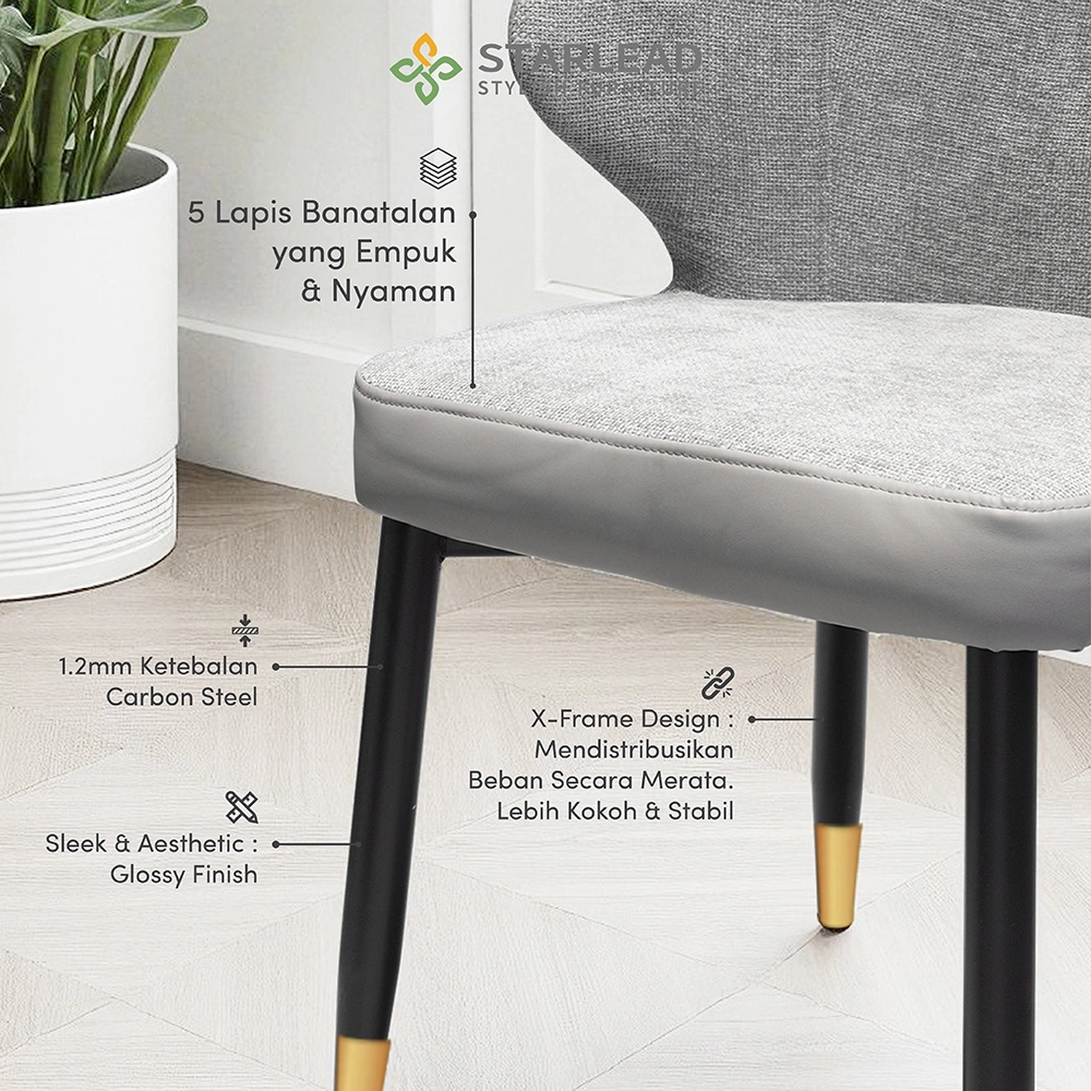 STARLEAD Kursi Makan - Sora Linen