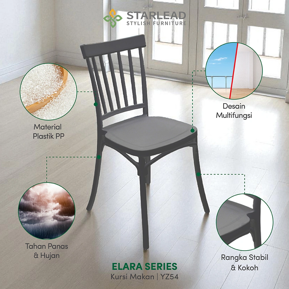 STARLEAD Kursi Plastik - Elara Series
