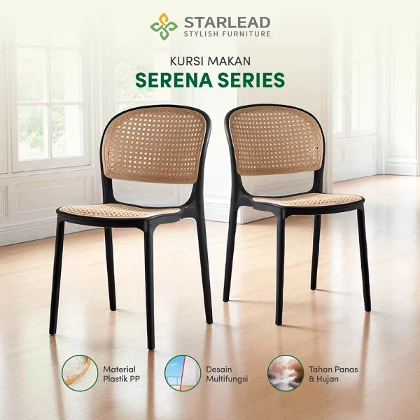 STARLEAD Kursi Plastik - Serena Series - Image 1