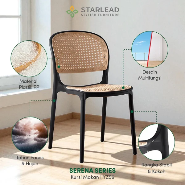 STARLEAD Kursi Plastik - Serena Series - Image 2