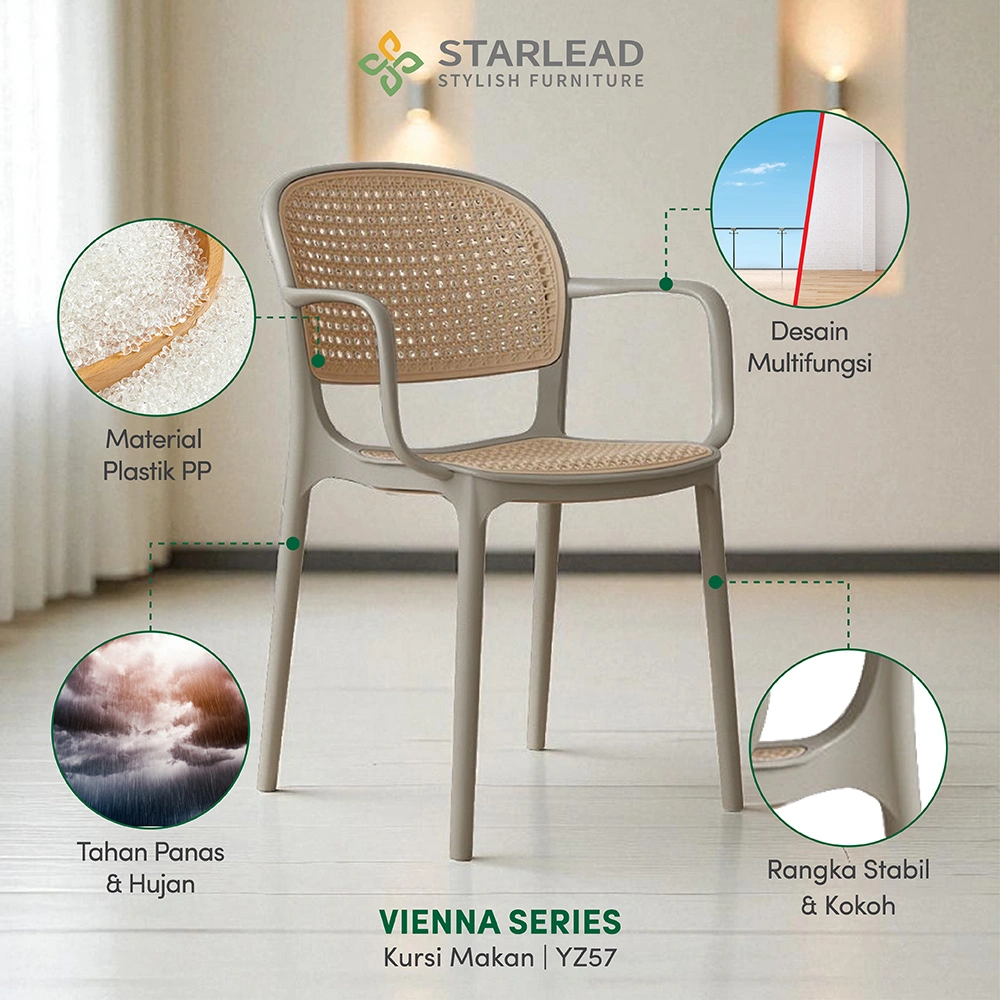 STARLEAD Kursi Plastik - Vienna Series