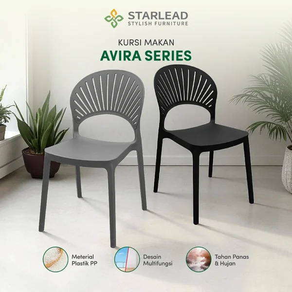 STARLEAD Kursi Plastik - Avira Series - Image 1