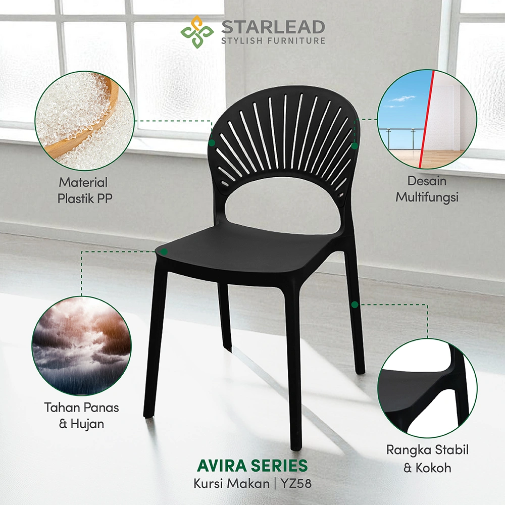 STARLEAD Kursi Plastik - Avira Series